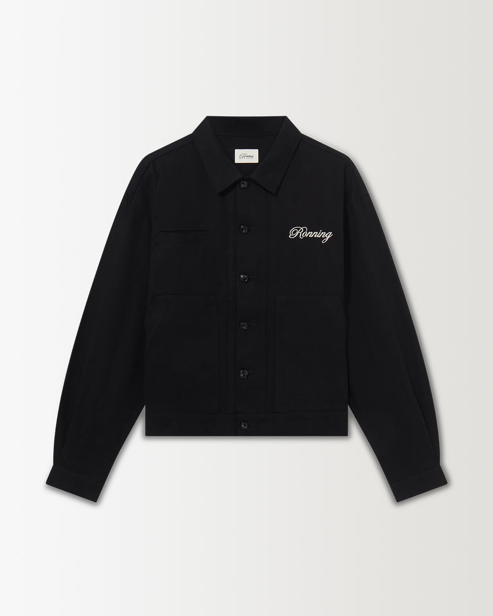 Black fatigue jacket best sale