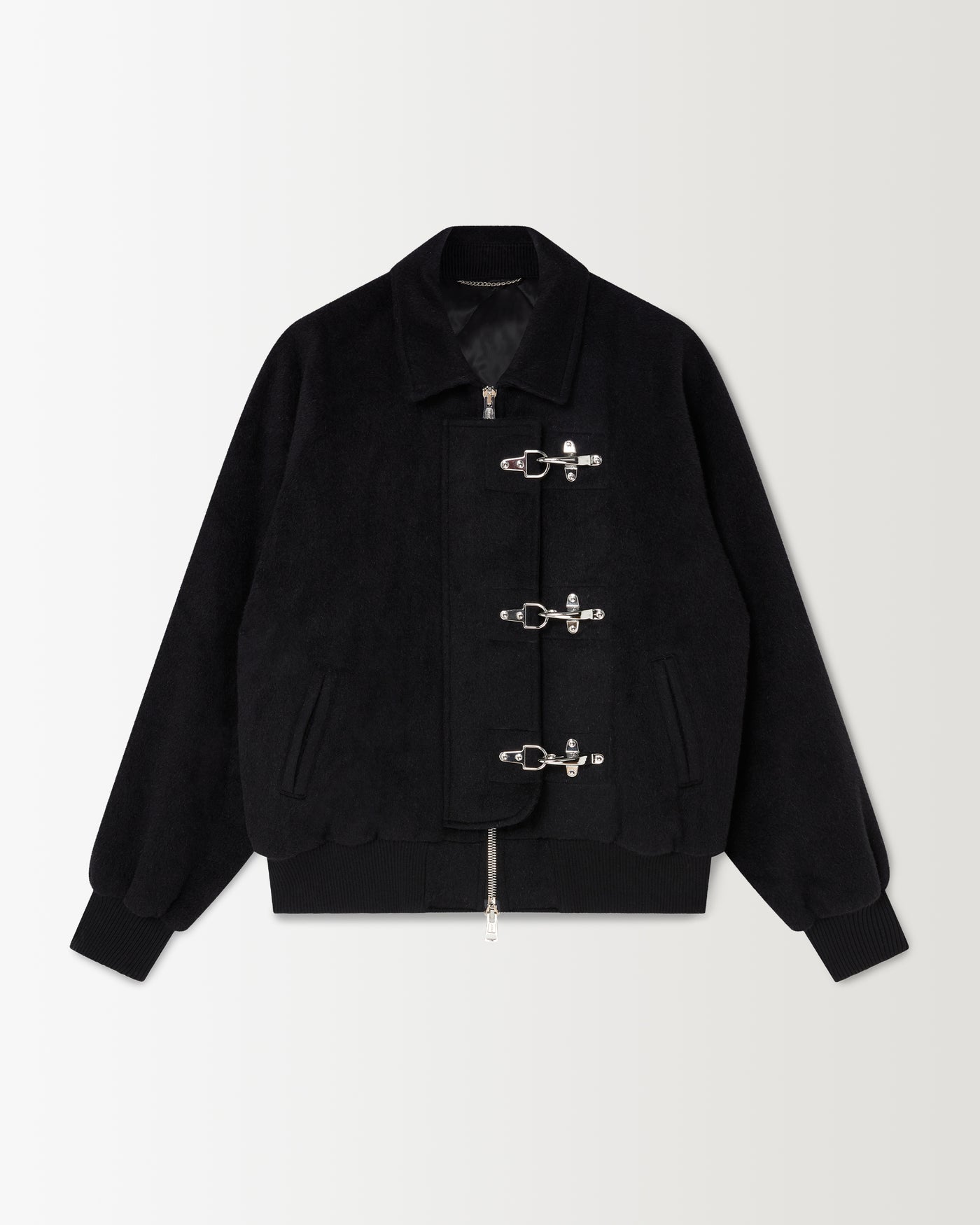 Fireman Clasp Jacket - Black