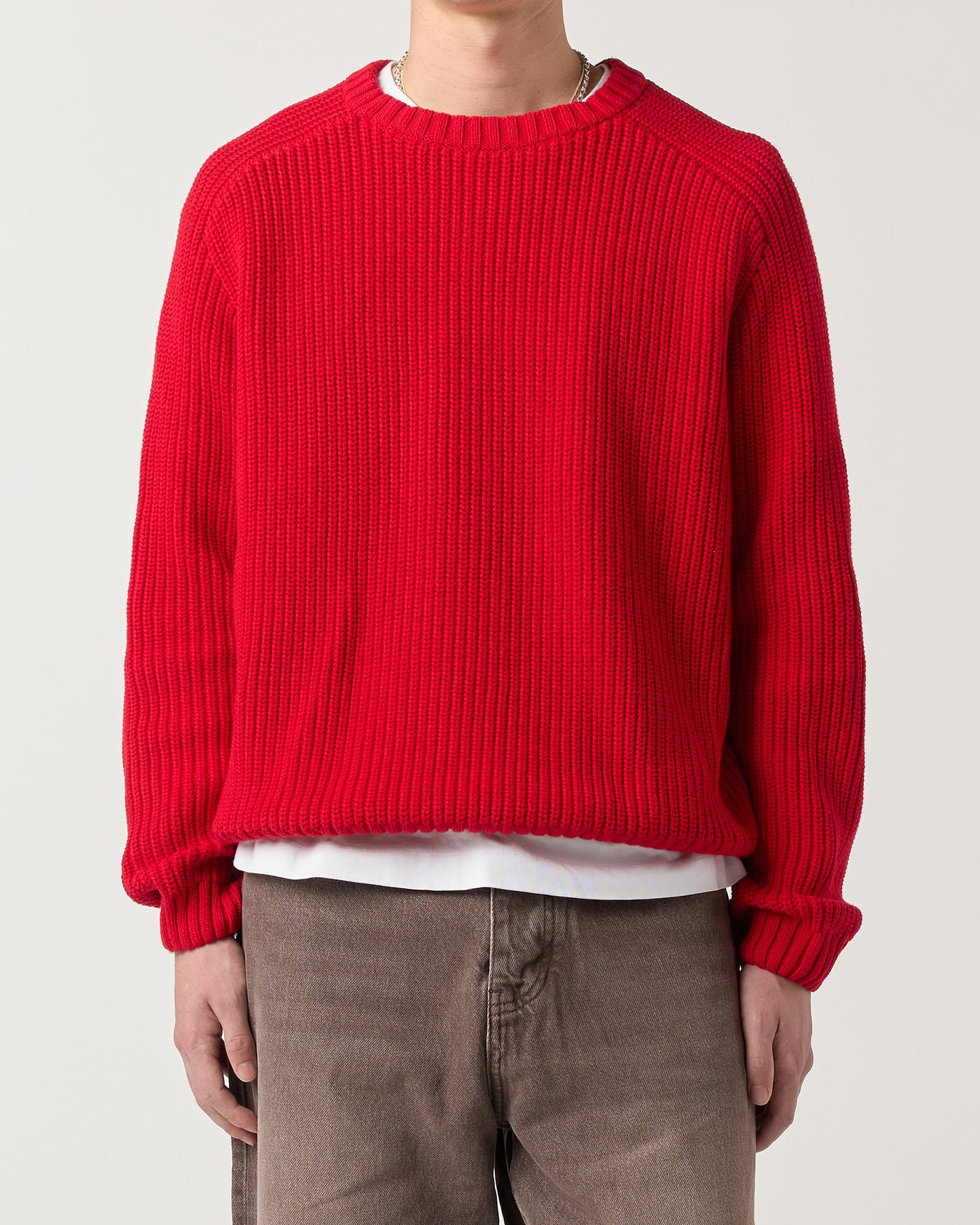 Everyday Fisherman Sweater - Red