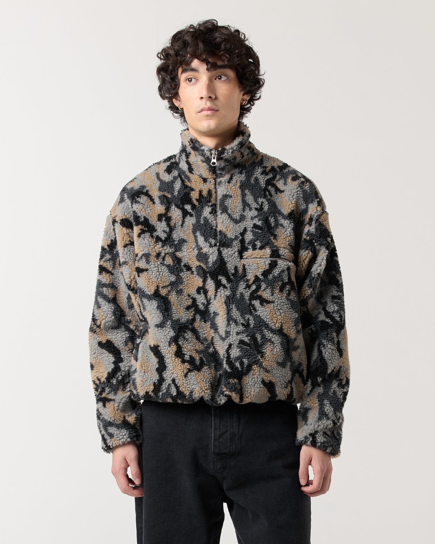 Seclusion Fleece - Stone Camo