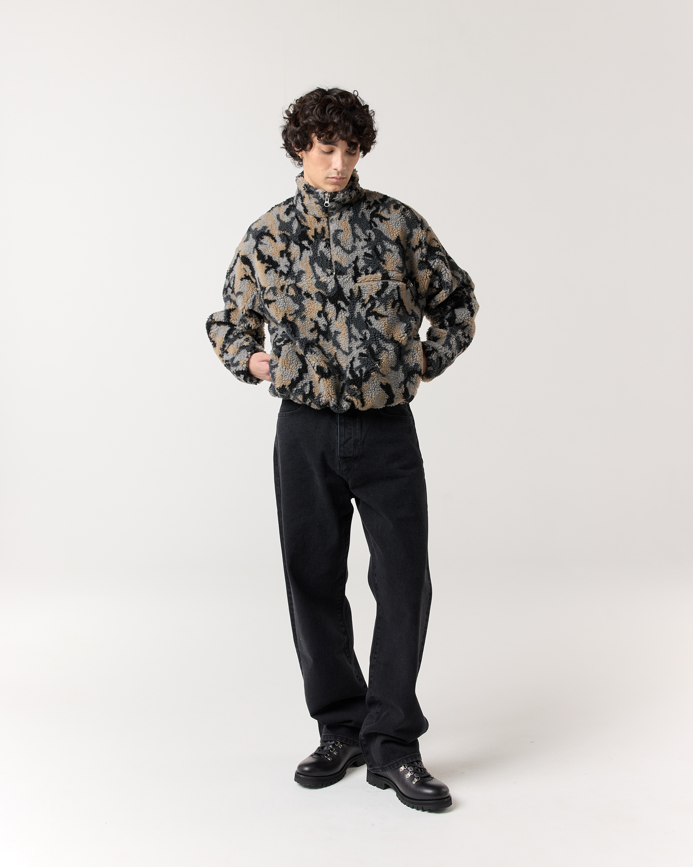 Seclusion Fleece - Stone Camo