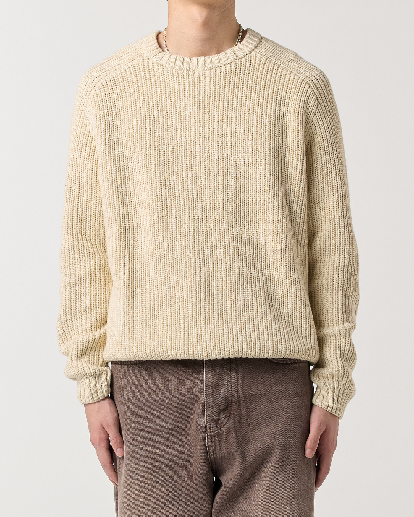 Everyday Fisherman Sweater - Stone