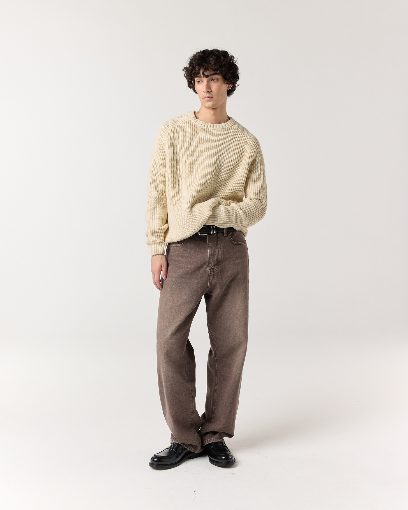 Everyday Fisherman Sweater - Stone