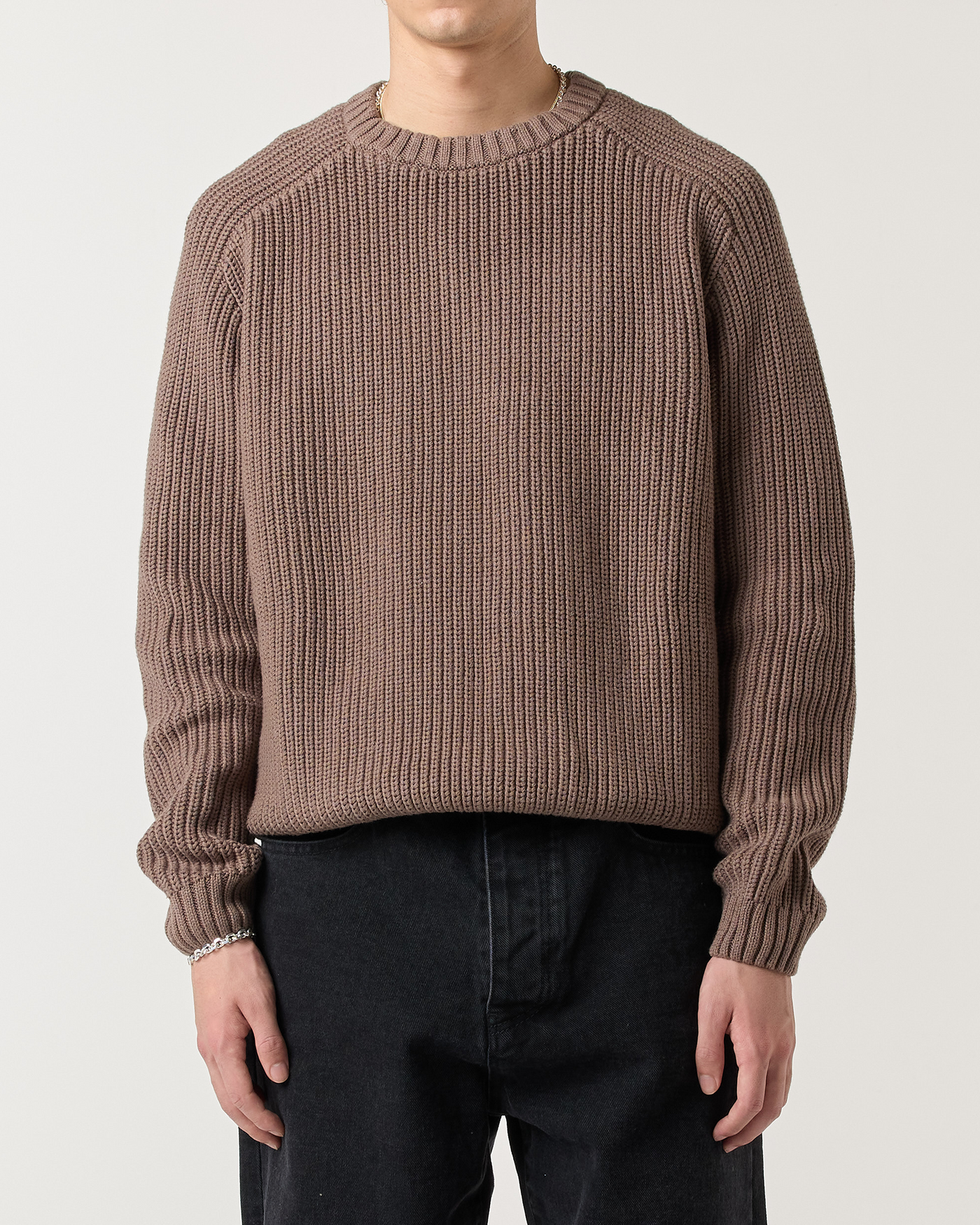 Everyday Fisherman Sweater - Walnut