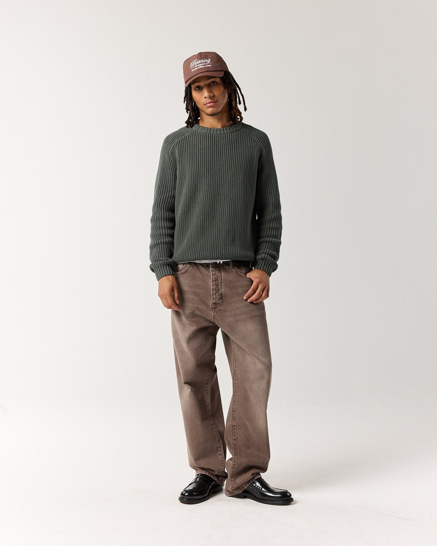 Everyday Fisherman Sweater - Sage Green