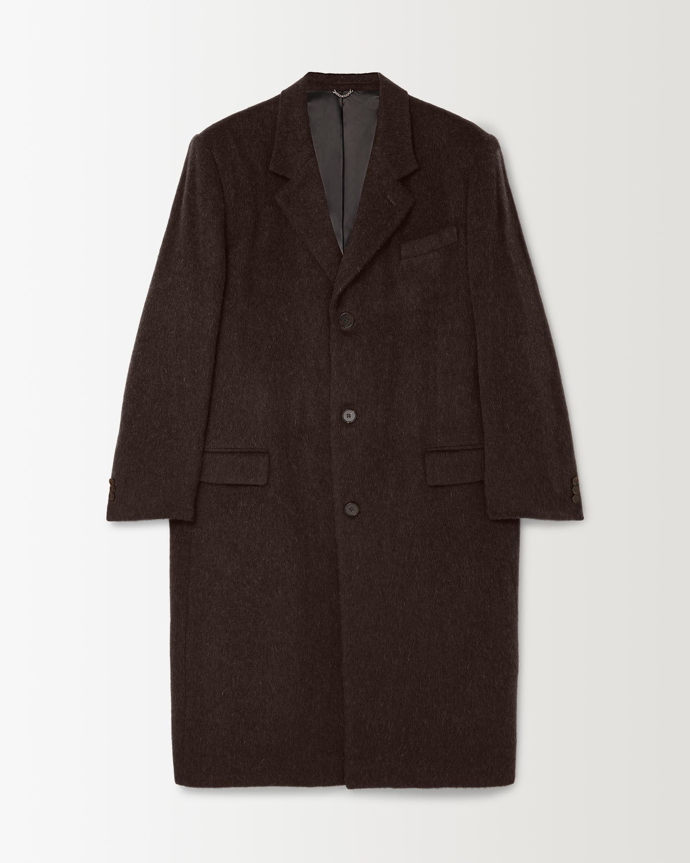 Wool Overcoat - Mocha Brown